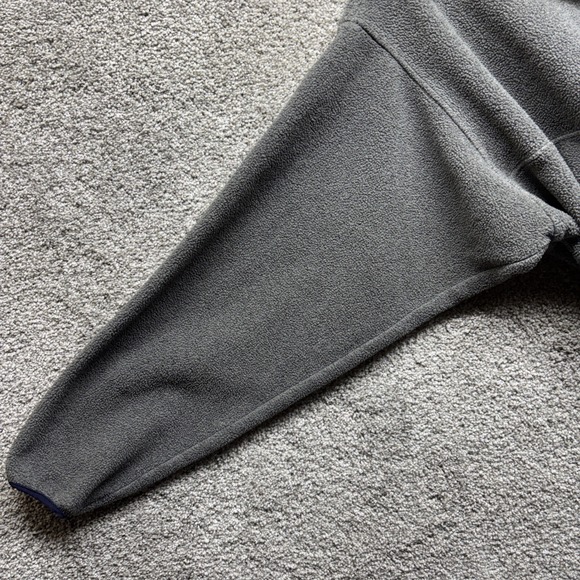 Patagonia Gray Synchilla Snap-T Fleece Long Sleeve Pullover Mens Jacket Size S - Picture 7 of 16